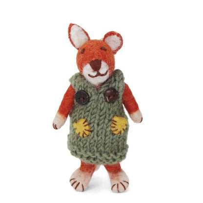 Small Fox Boy & Girly | Gry & Sif | Filzfigur | 2 Varianten
