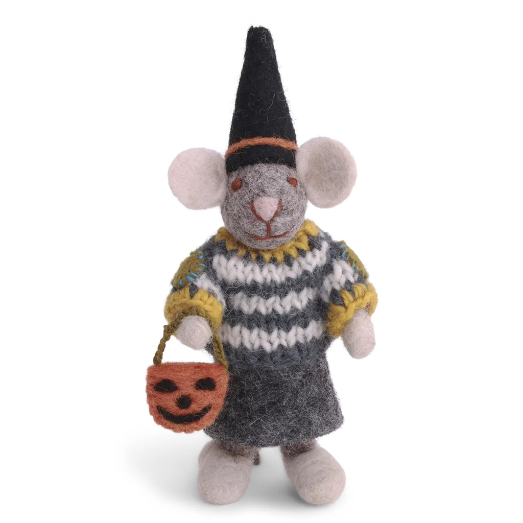 Halloween Mouse | Gry & Sif | Filzfigur | 2 Varianten