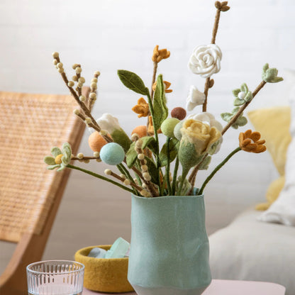 Flower | Gry & Sif | Filzblume | Ø 2 cm | 31 Farben