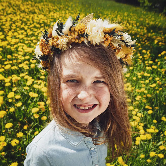 Haarkranz VALINA Feder&Konfetti