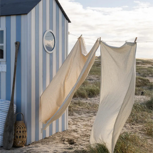Handtuch mit Fransen Otto | grün Ib Laursen