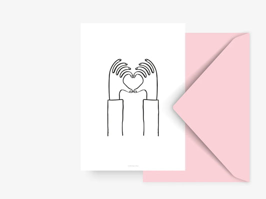 Heart you | Postkarte