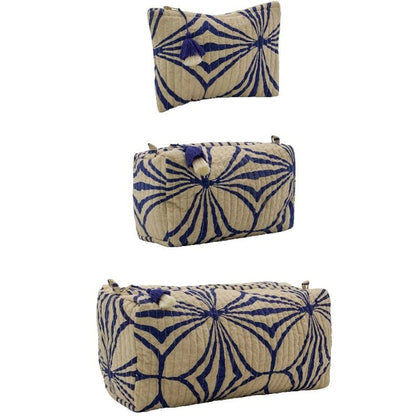Toiletry bag Blau | house doctor | Kosmetiktasche | 3 Größen