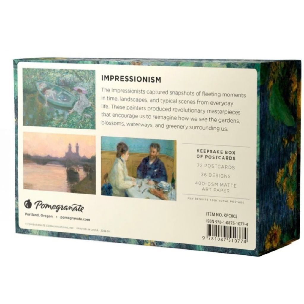 Impressionism | Pomegranate | Klappkarten Box