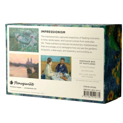 Impressionism | Pomegranate | Klappkarten Box