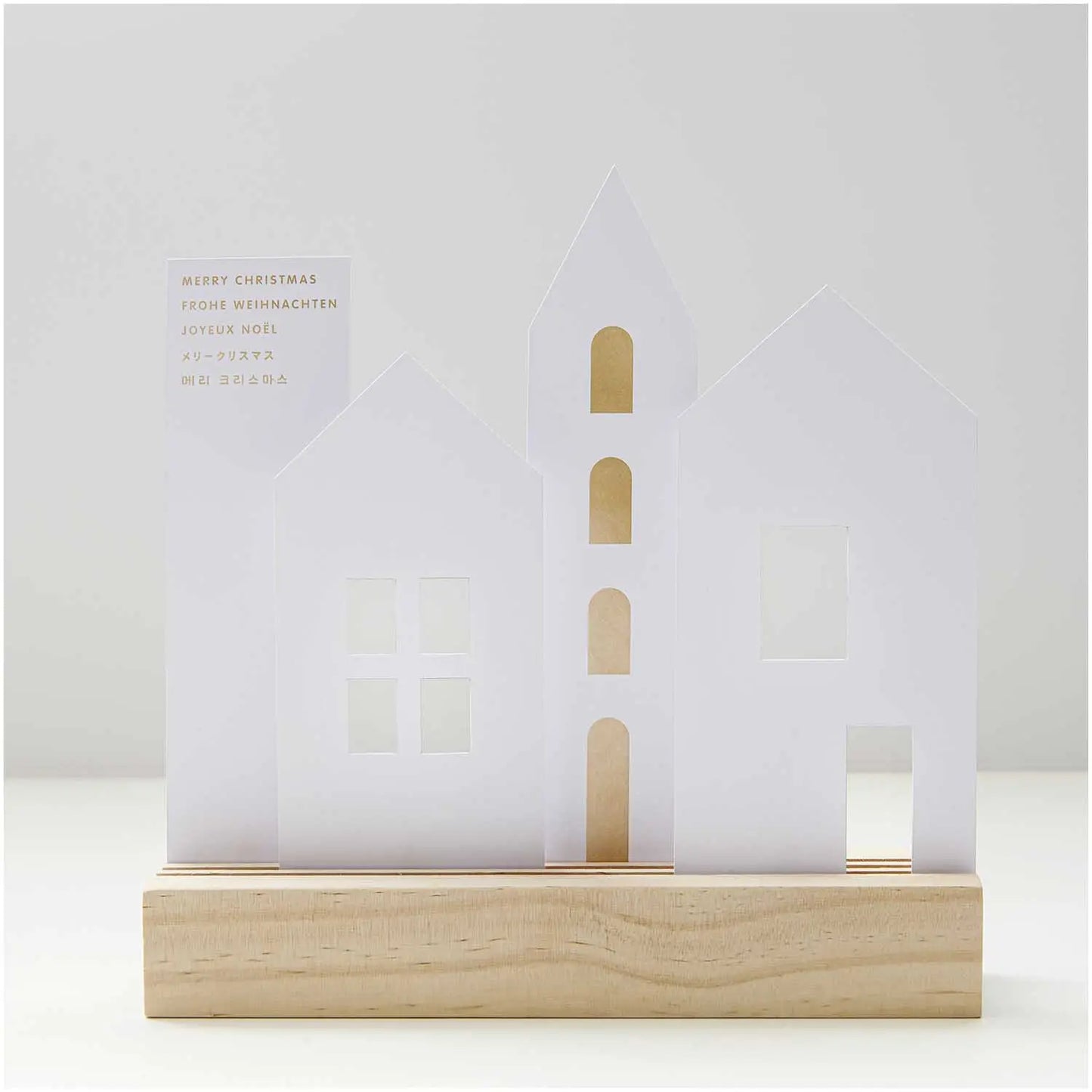 Kartendeko-Set HÄUSER - Feder&Konfetti Store