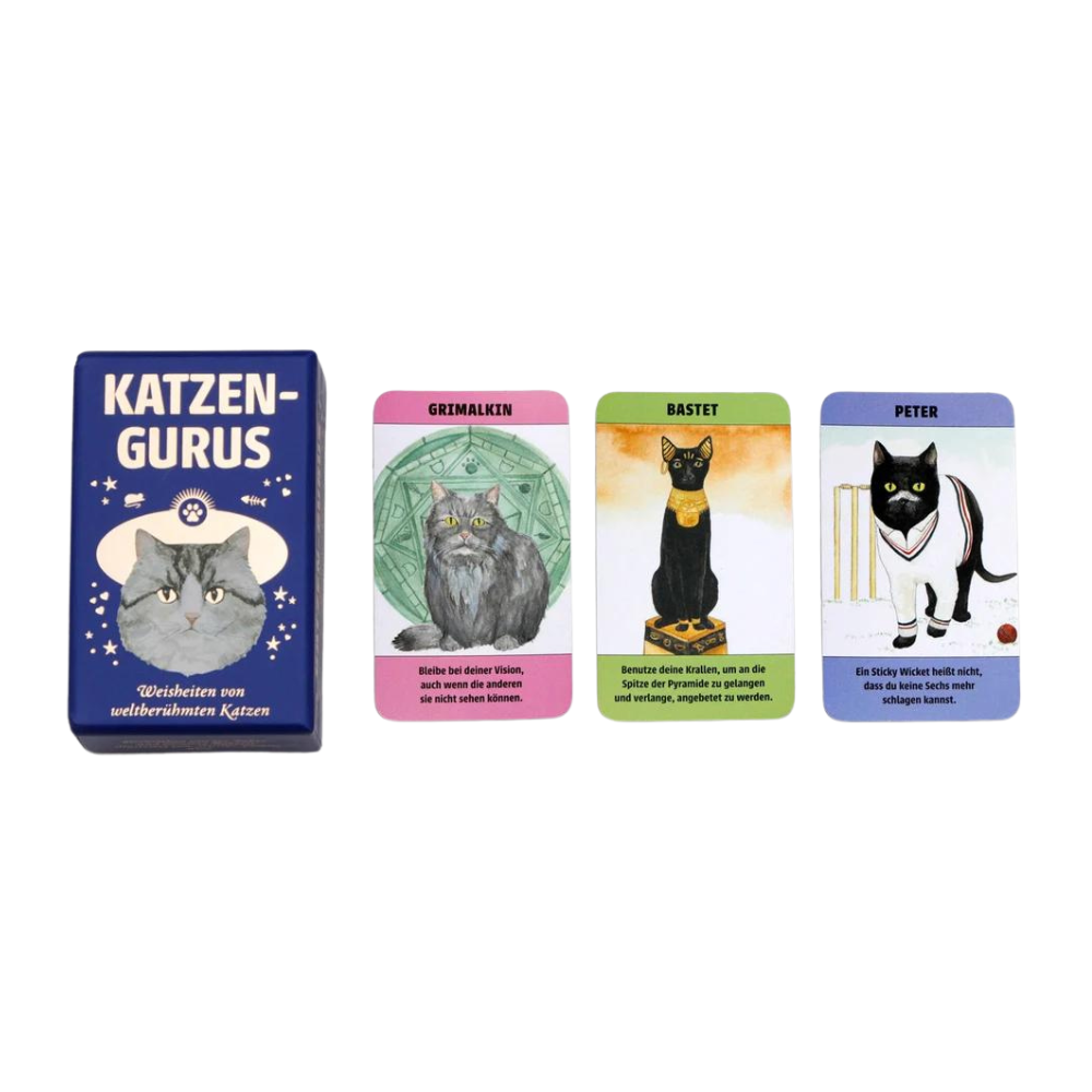 Mini-Orakelkartenset KATZEN-GURUS