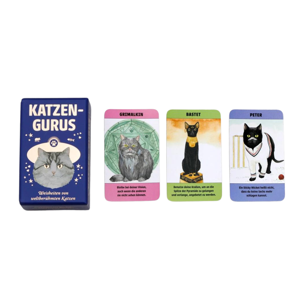 Katzen Gurus | Mini-Orakelkartenset