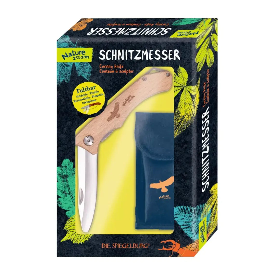 Klapp-Schnitzmesser NATURE ZOOM Coppenrath Verlag