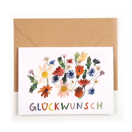 Klappkarte GLÜCKWUNSCH Gretas Schwester