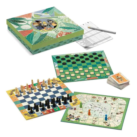 Klassische Spiele: Spielesammlung 20 Spiele Djeco