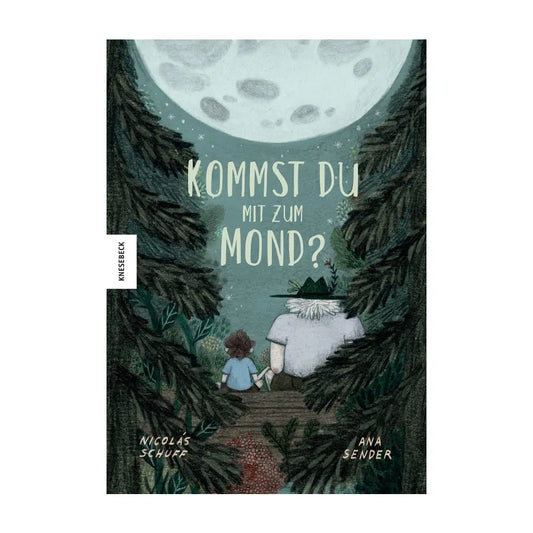 Kommst du mit zum Mond? - Feder&Konfetti