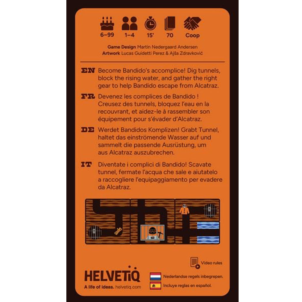 Bandido Alcatraz | Helvetiq | Kartenset