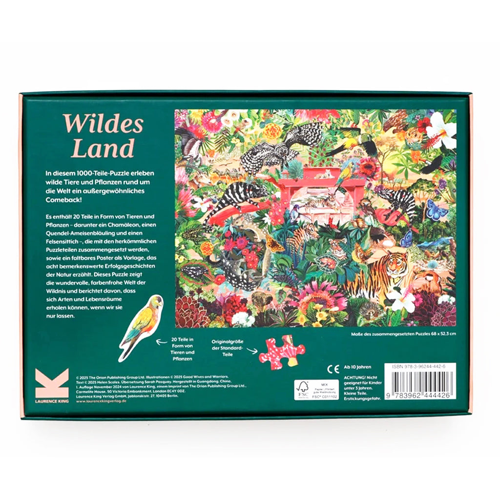 Wildes Land | Laurence King | 1000 Teile Puzzle