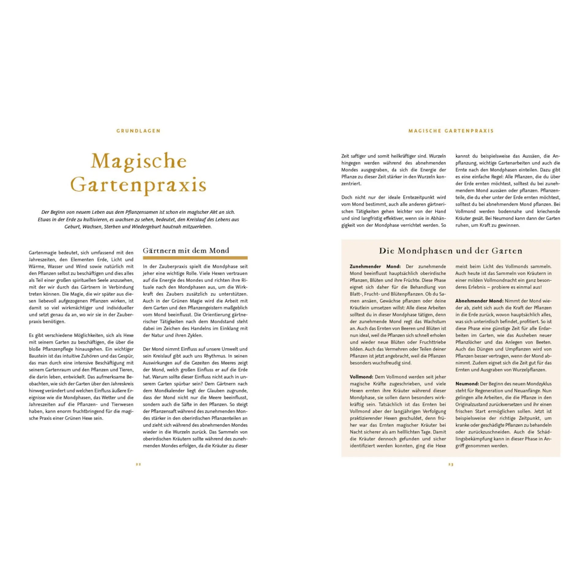 Magie im Hexengarten - Gärtnern mit grüner Magie EMF Verlag