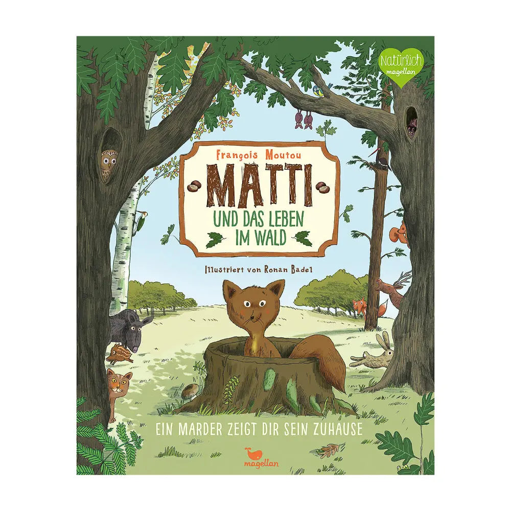 Matti und das Leben im Wald - Ein Marder zeigt dir sein Zuhause - Feder&Konfetti Store