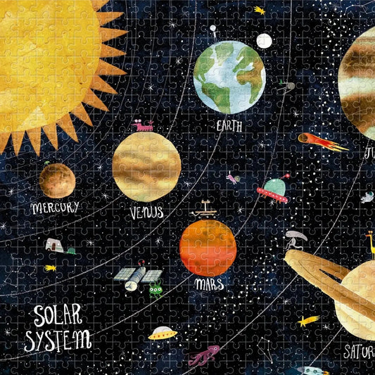 Micropuzzle DISCOVER THE PLANETS - Flaschenpost Londji