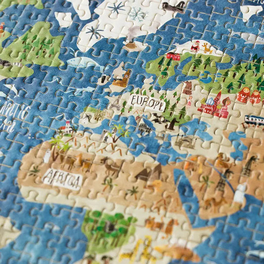 Micropuzzle DISCOVER THE WORLD - Flaschenpost Londji
