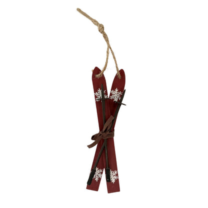 Glider Skis | Miljögården | Weihnachtsbaumschmuck | 2 Farben