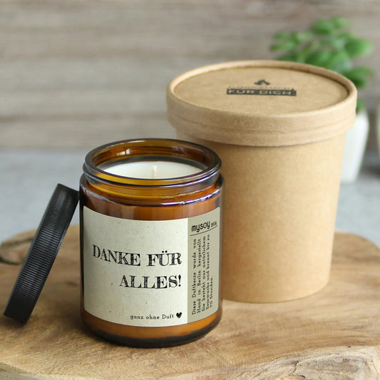 Danke für Alles | My.So(y) | Kerze im Glas | 2 Varianten