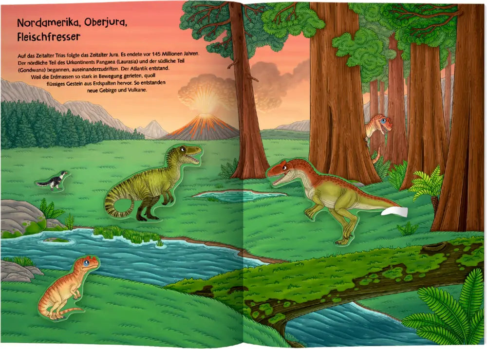 Natur-Stickerwelt | Dinosaurier & Co. Coppenrath Verlag