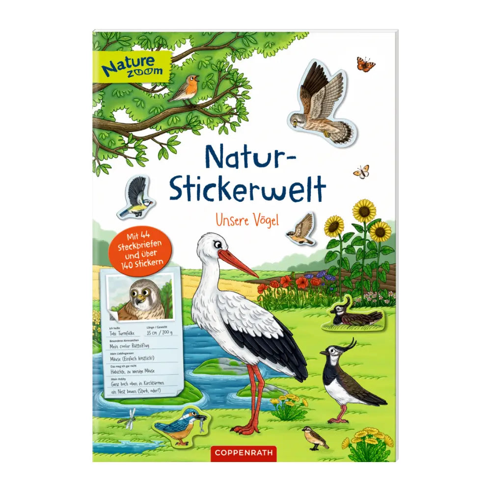 Natur-Stickerwelt | Unsere Vögel Coppenrath Verlag