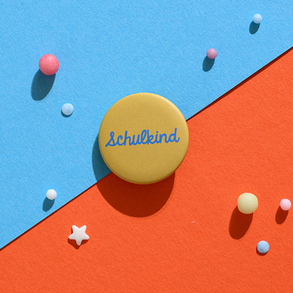 Schulkind | Ansteckbutton | 2 Varianten