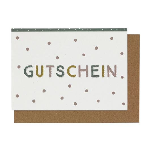 Gutschein | Klappkarte | 3 Varianten