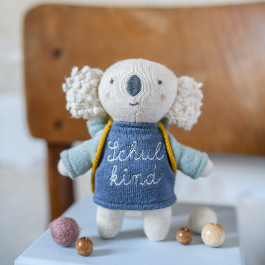 Schulkind Waschbär & Koala | Kuscheltier | 3 Varianten
