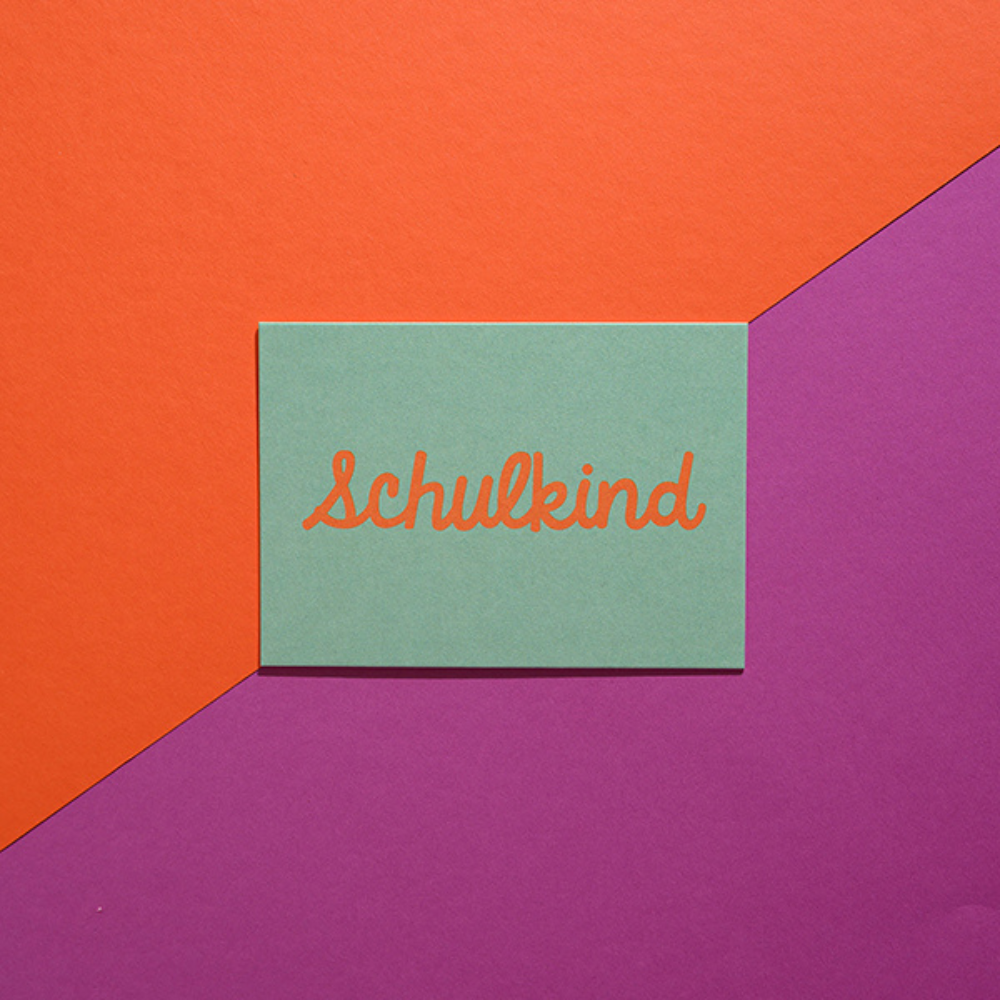 Schulkind | Postkarte | 3 Varianten