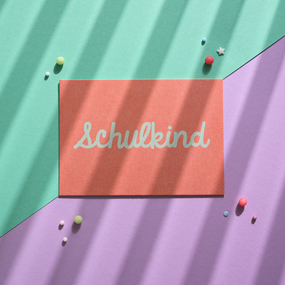 Schulkind | Postkarte | 3 Varianten