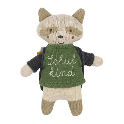 Schulkind Waschbär & Koala | Kuscheltier | 3 Varianten