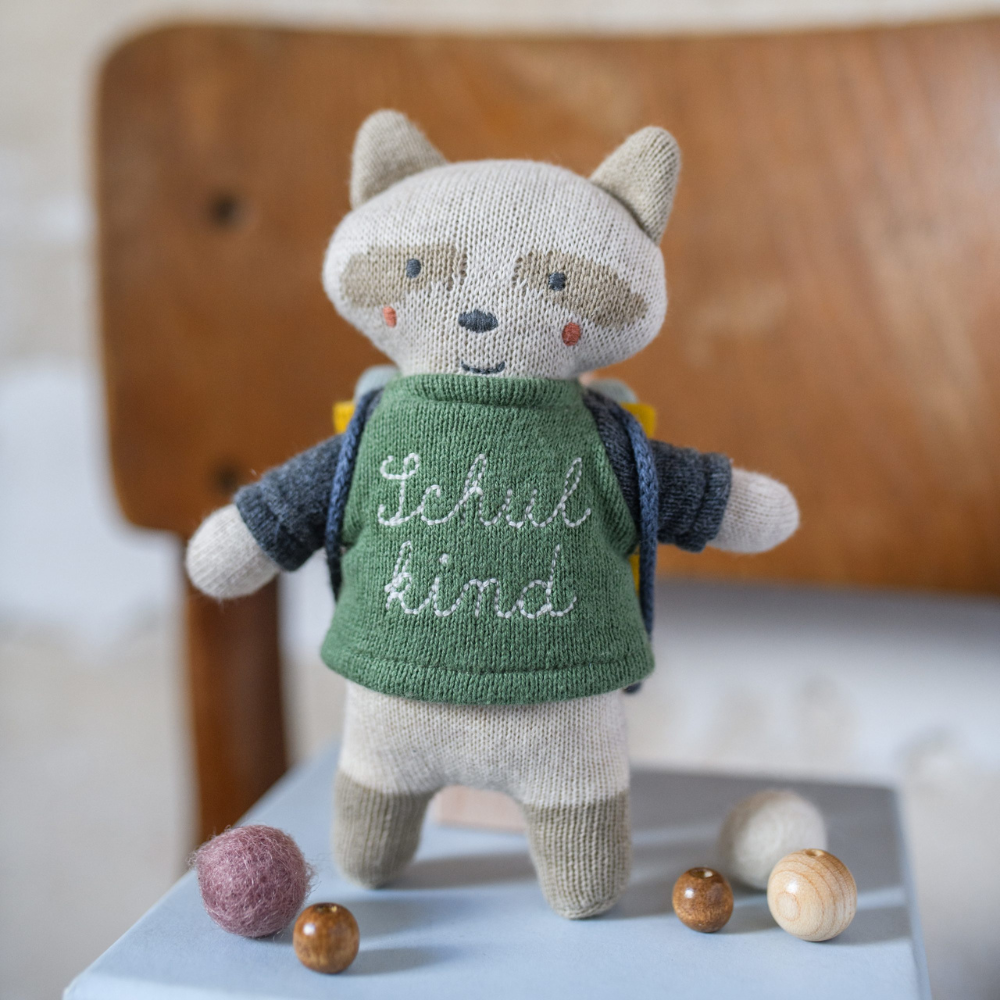 Schulkind Waschbär & Koala | Kuscheltier | 3 Varianten