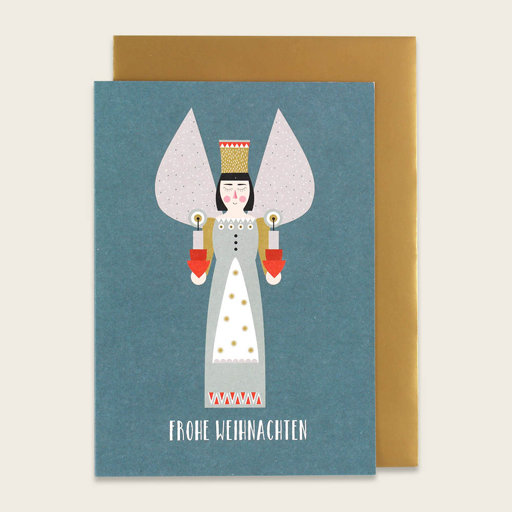 Weihnachtsgruß | Klappkarte | 14 Varianten