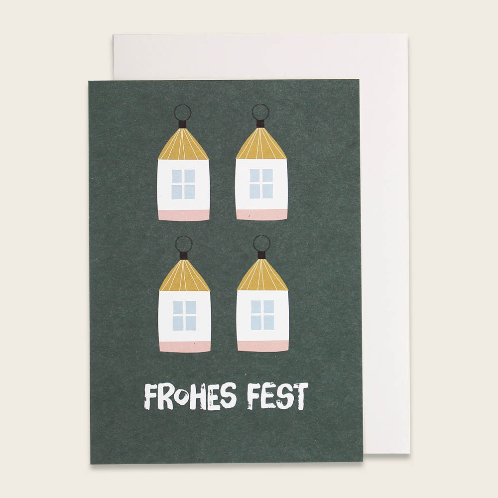 Weihnachtsgruß | Klappkarte | 14 Varianten