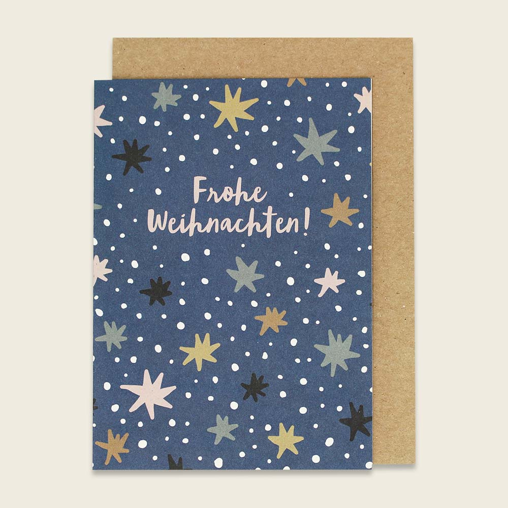 Weihnachtsgruß | Klappkarte | 14 Varianten