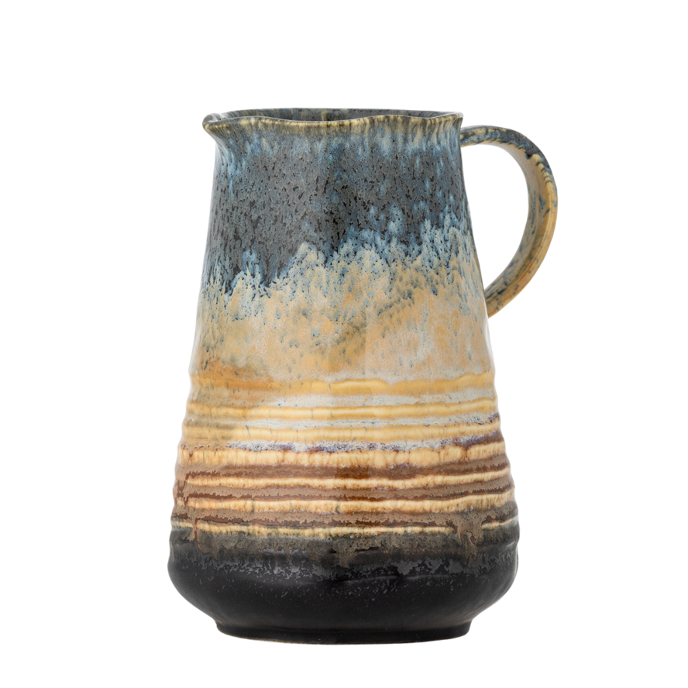 Deana | Krug aus Steingut, blau