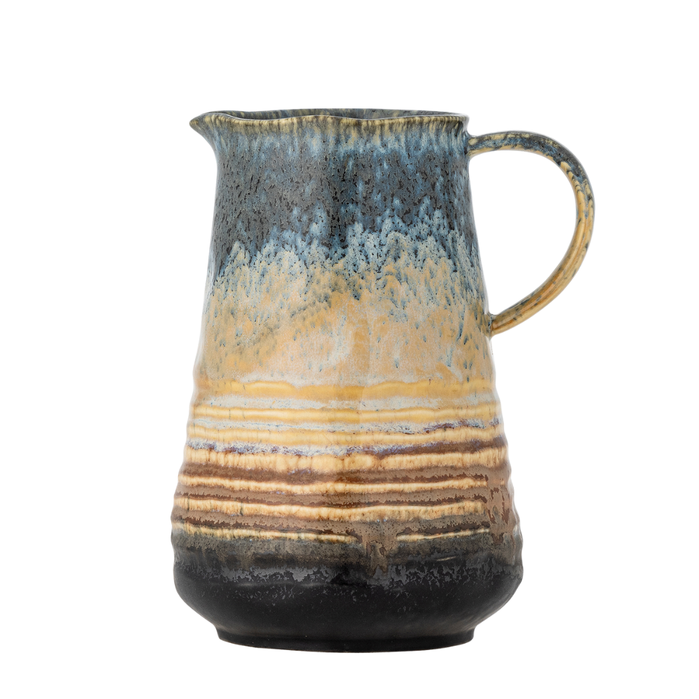 Deana | Krug aus Steingut, blau