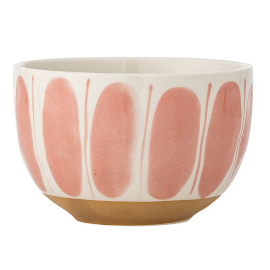 Linora | Handbemalte Steingutschale - Oval | 3 Farben