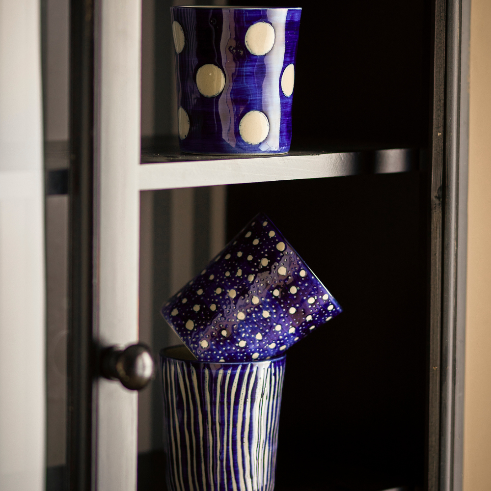 Minoa | Steingut-Tasse | 3 Varianten