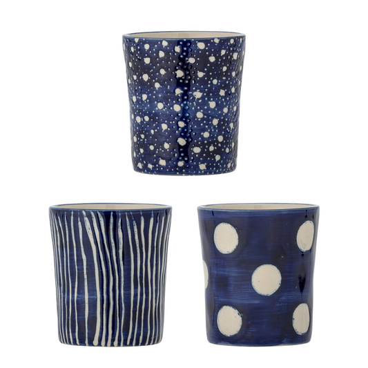 Minoa | Steingut-Tasse | 3 Varianten