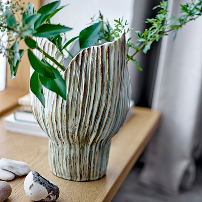 Mahira | Bloomingville | Vase aus Steingut
