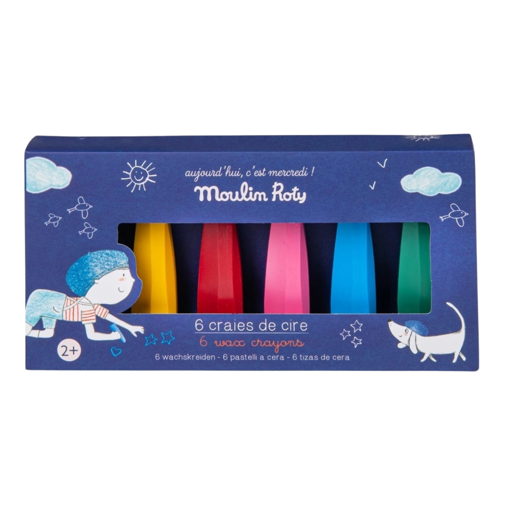 6 Wachsmalstifte | Stifte‑Set
