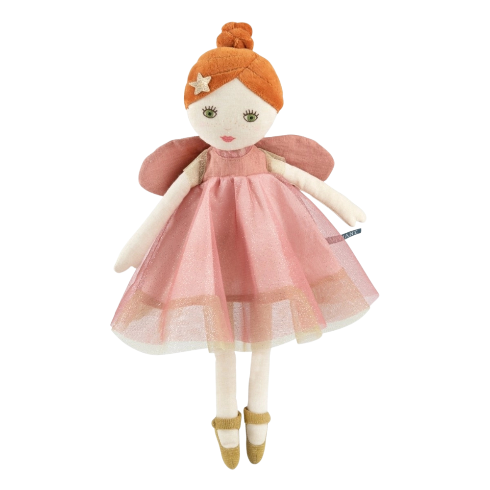 Fee Viviane Rosa | Stoffpuppe | 2 Varianten