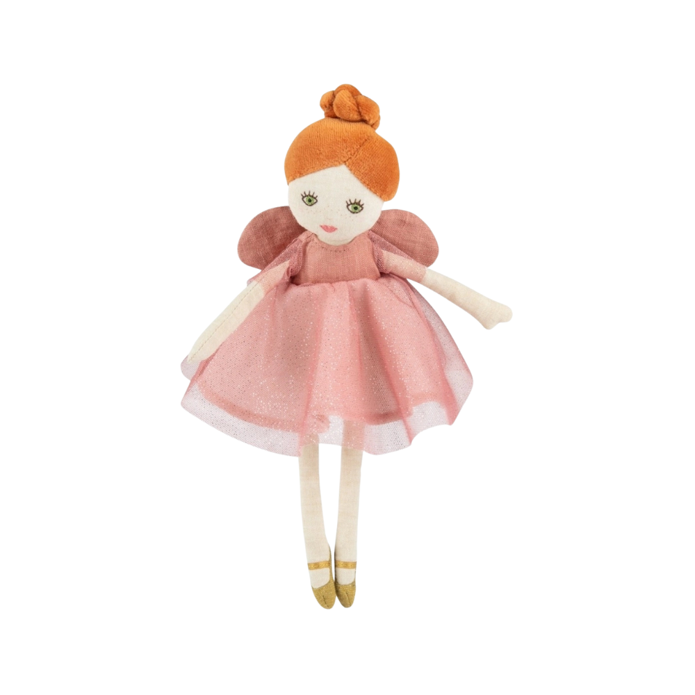 Fee Viviane Rosa | Stoffpuppe | 2 Varianten