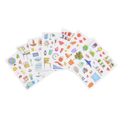 Sticker-Malbuch | Kreativbuch Kinder | 3 Varianten