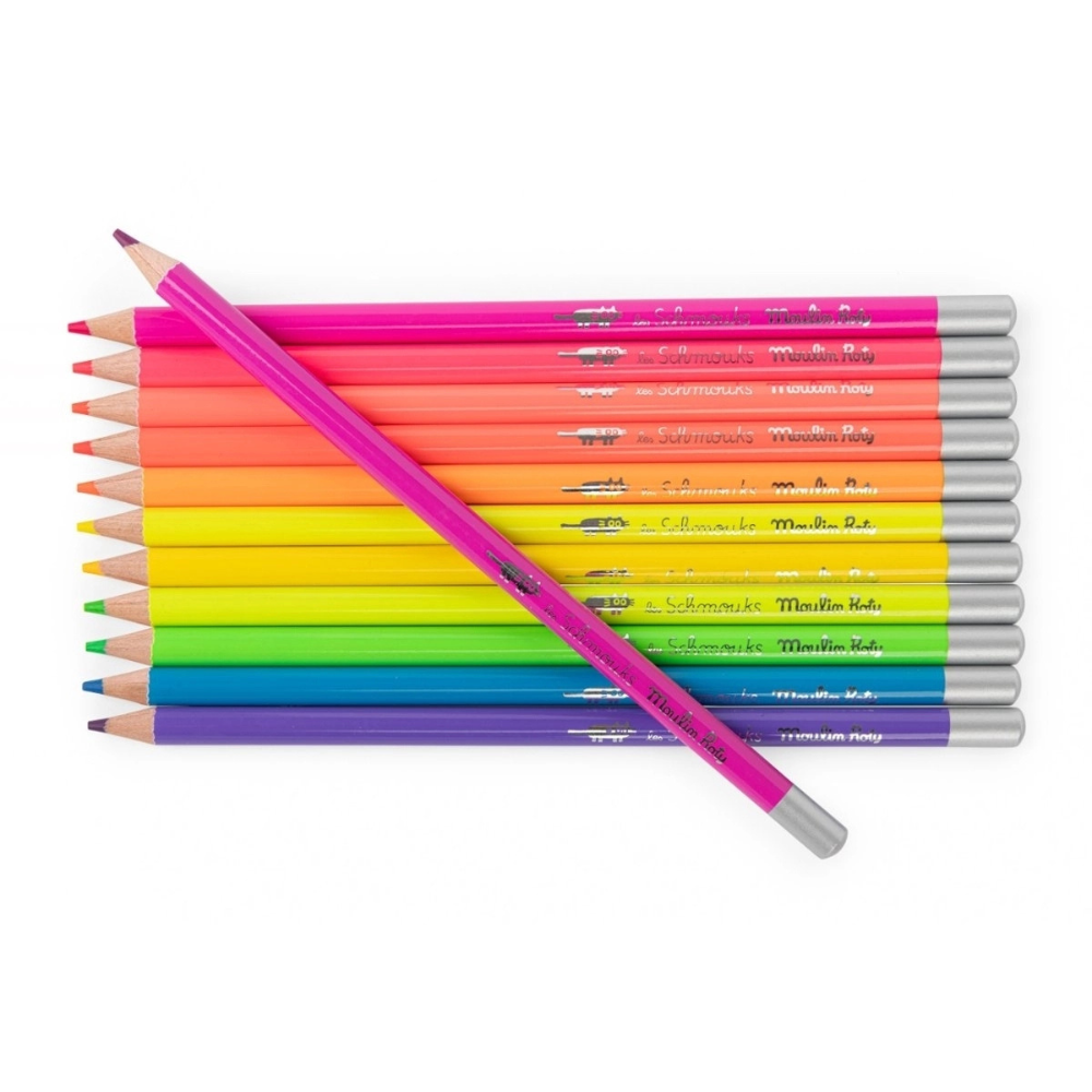 Schmouks | Neon-Buntstifte-Set