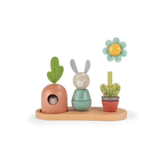 Trois Lapins | Stapelspiel aus Holz