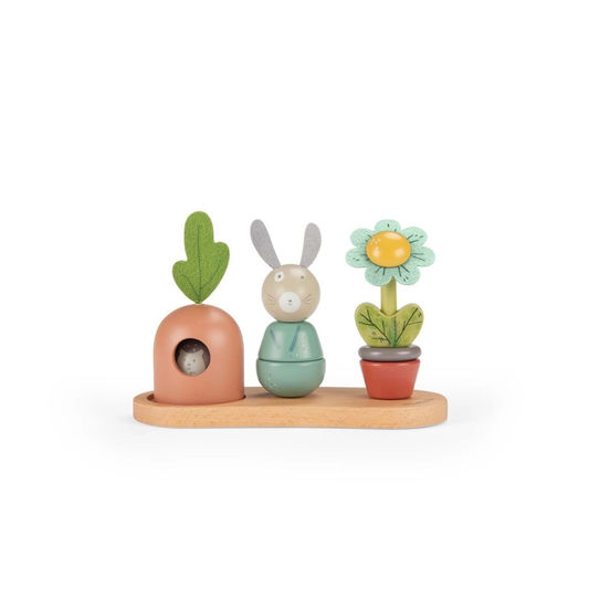 Trois Lapins | Stapelspiel aus Holz