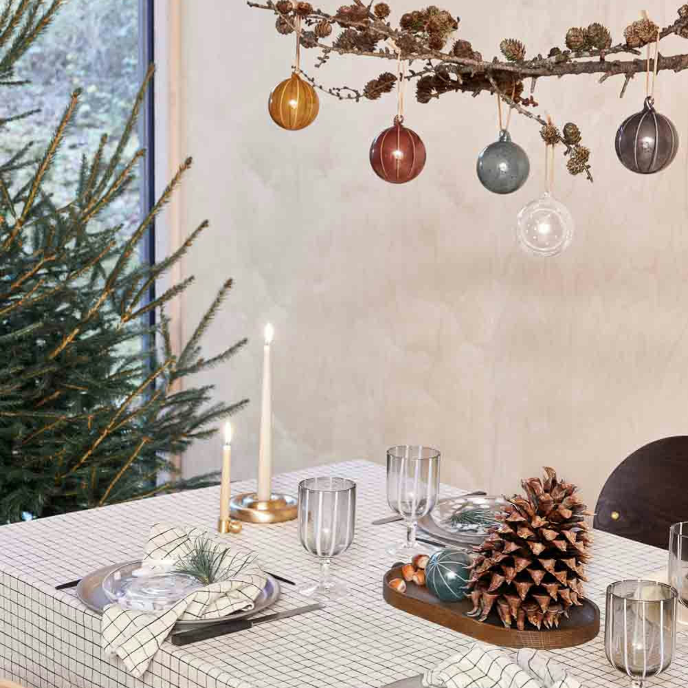 Natale | Weihnachtskugel aus Borosilikatglas | 3 Varianten